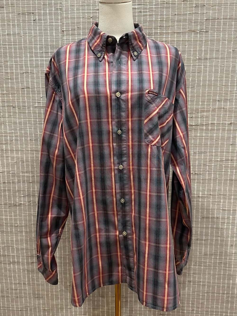 Vintage Marlboro Classics Plaid Button Down